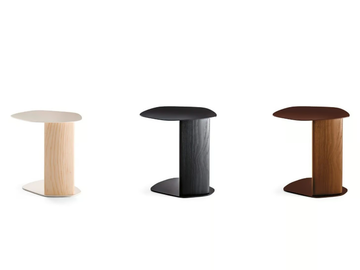 KEISHO - Steel and wood side table by La Cividina - view 2